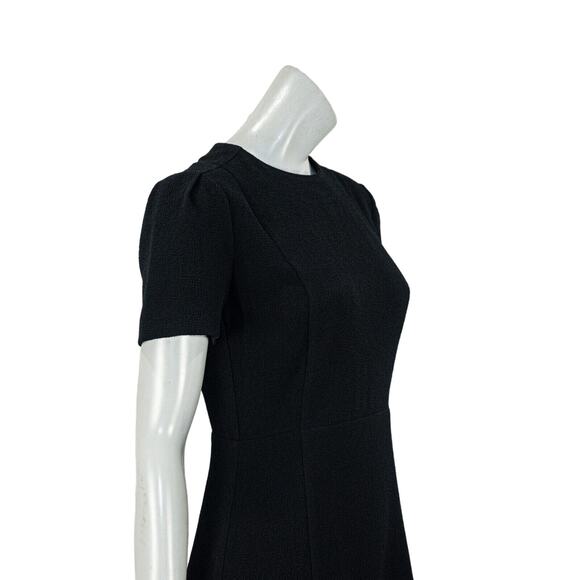 M.M. LAFLEUR Women's The Inez Dress in Black textured Flared skirt sz 2 NWT $240 - Picture 11 of 13